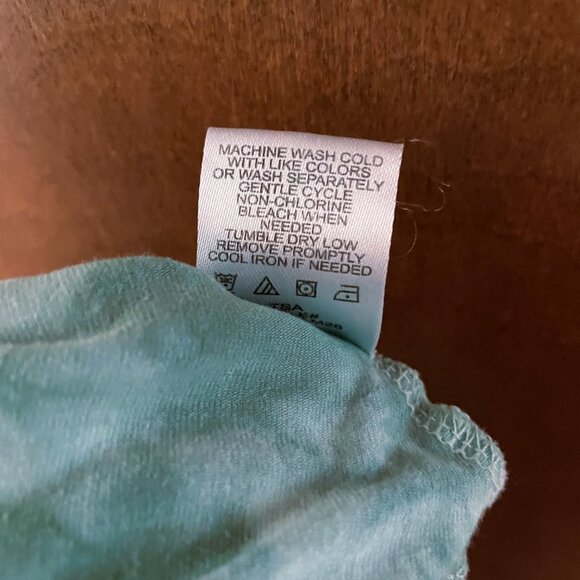 VINTAGE Bamboo Cotton Blend Tie Dyed Hi-Low Razorback Midi Dress - Picture 9 of 15